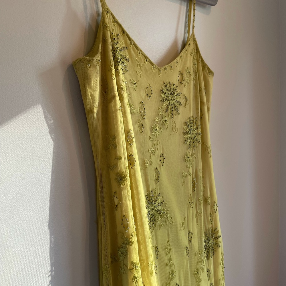 Lillie Rubin Embellished Floor Length Dress